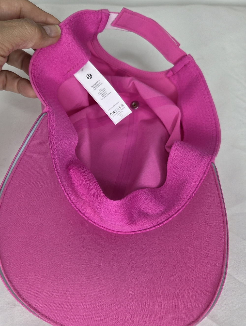 lululemon athletica OS Hot Pink Fast And Free Running Hat W/Adjustable Strap Cap - Picture 6 of 10
